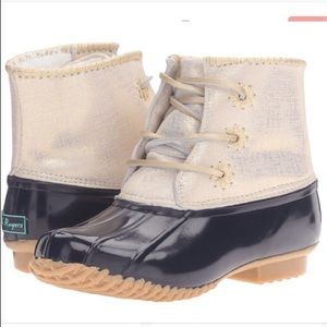 Jack Rodgers Blue Chloe Duck Boot